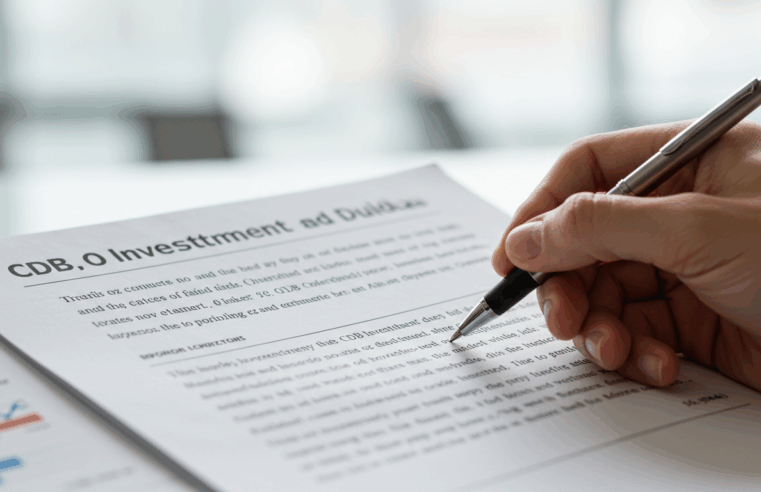 Investimentos CDB: um guia para iniciantes