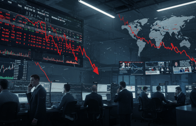 Bolsa de valores sofreu uma queda repentina