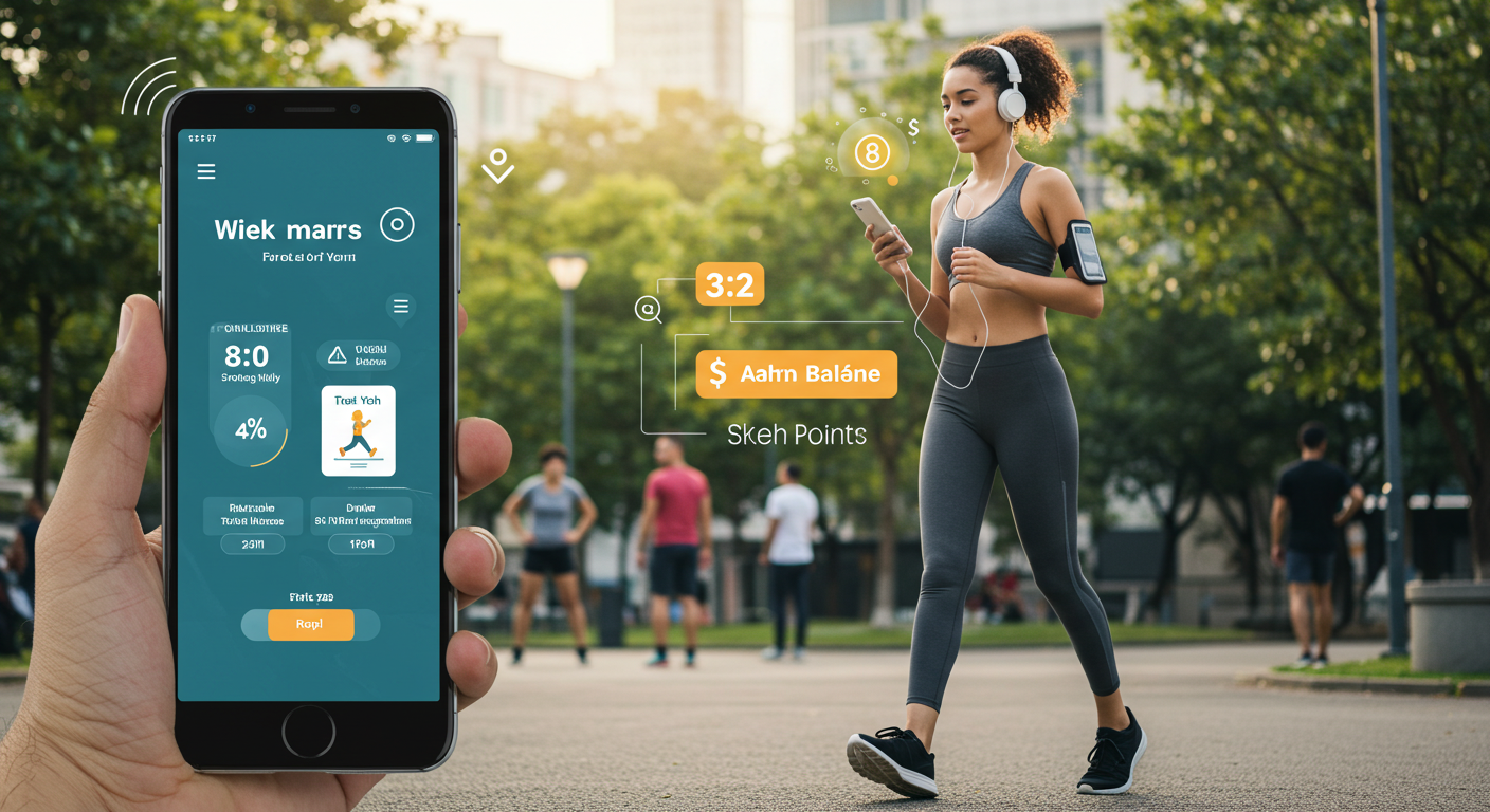 Aplicativos que transformam seus passos em dinheiro