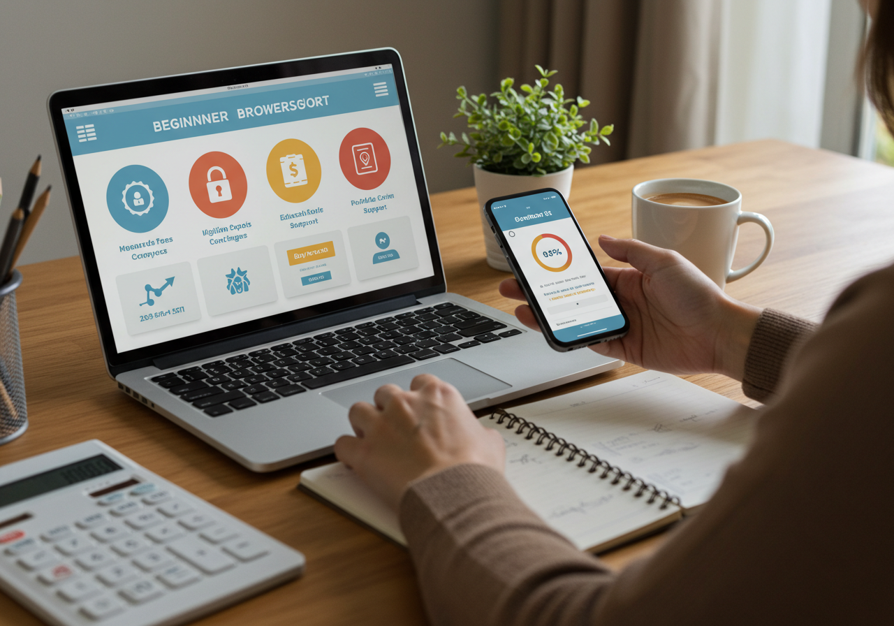 Corretoras Ideais para quem está começando
