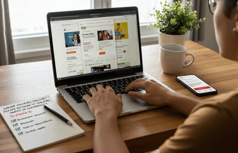 Ganhe Dinheiro Online: Plataformas Para Tarefas Simples