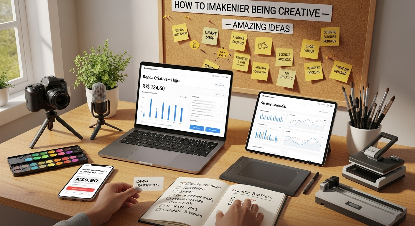 Como Ganhar Dinheiro Sendo Criativo: Ideias Incríveis